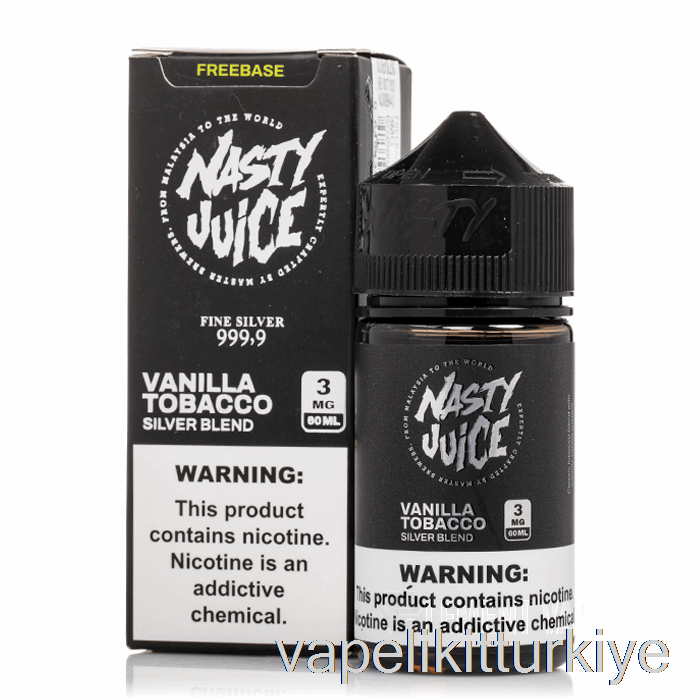 Vape Elektronik Sigara Gümüş Karışımı - Pis Meyve Suyu - 60ml 3mg